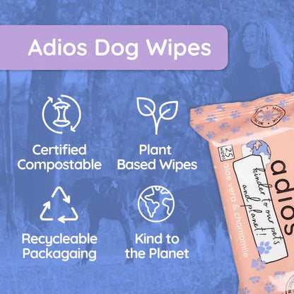 Adios Compostable Pet Wipes-Pettitt and Boo