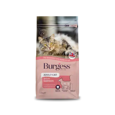 Burgess Adult Cat Food 1,5kg-Pettitt and Boo