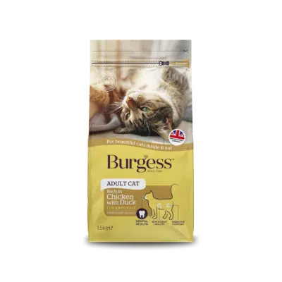 Burgess Adult Cat Food 1,5kg-Pettitt and Boo