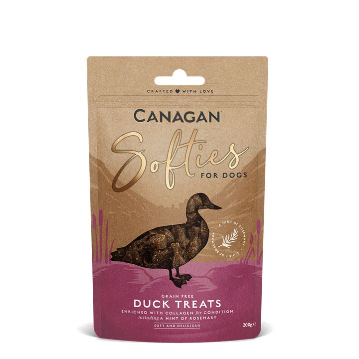 Canagan Dog Treats Duck Softies 200g-Pettitt and Boo