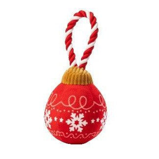 Christmas Bauble Rope Dog Toy - Asst-Pettitt and Boo