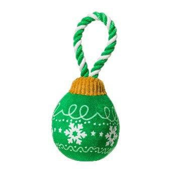 Christmas Bauble Rope Dog Toy - Asst-Pettitt and Boo