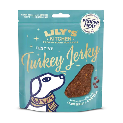 Festive Christmas Turkey Jerky 70g-Pettitt and Boo