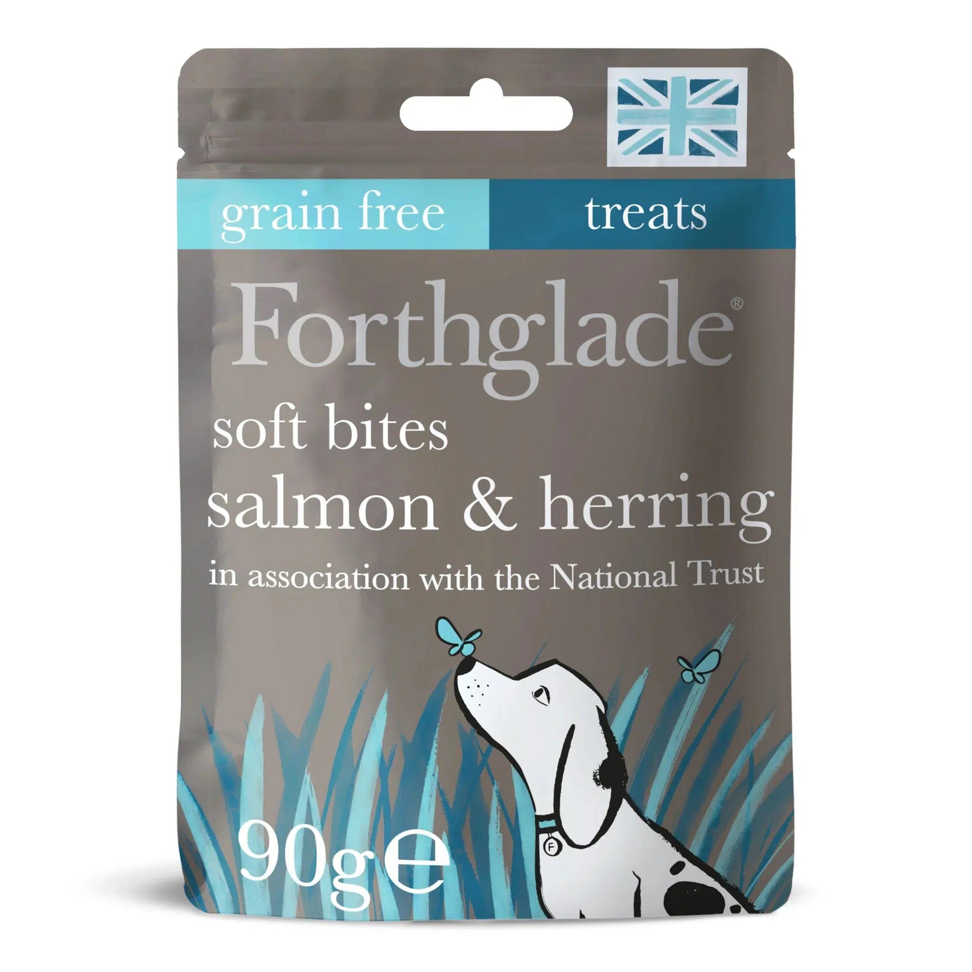 Forthglade Botanicals Salmon & Herring Soft Bites 90g-Pettitt and Boo