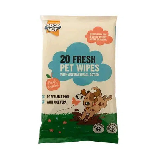 Good Boy Fresh Wipes (20) Peach-Pettitt and Boo