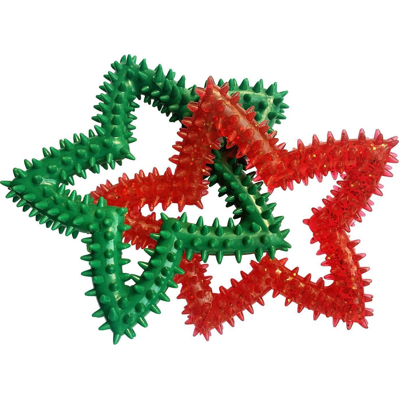 H&B Xmas Glitter Stars - Dog Toy-Pettitt and Boo