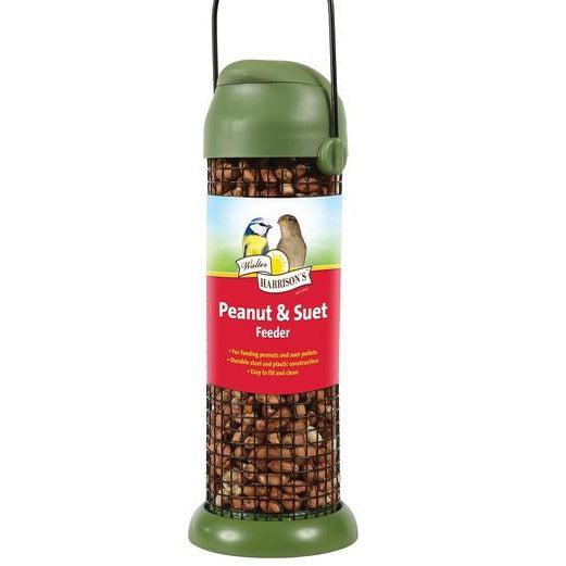 Harrisons Flip Top Peanut and Suet Feeder 22cm-Pettitt and Boo