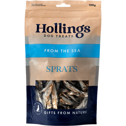 Hollings Sprats 100g-Pettitt and Boo