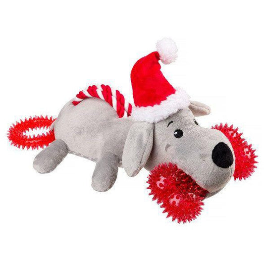 House Of Paws Multi Texture Santa Paws Toy-Pettitt and Boo