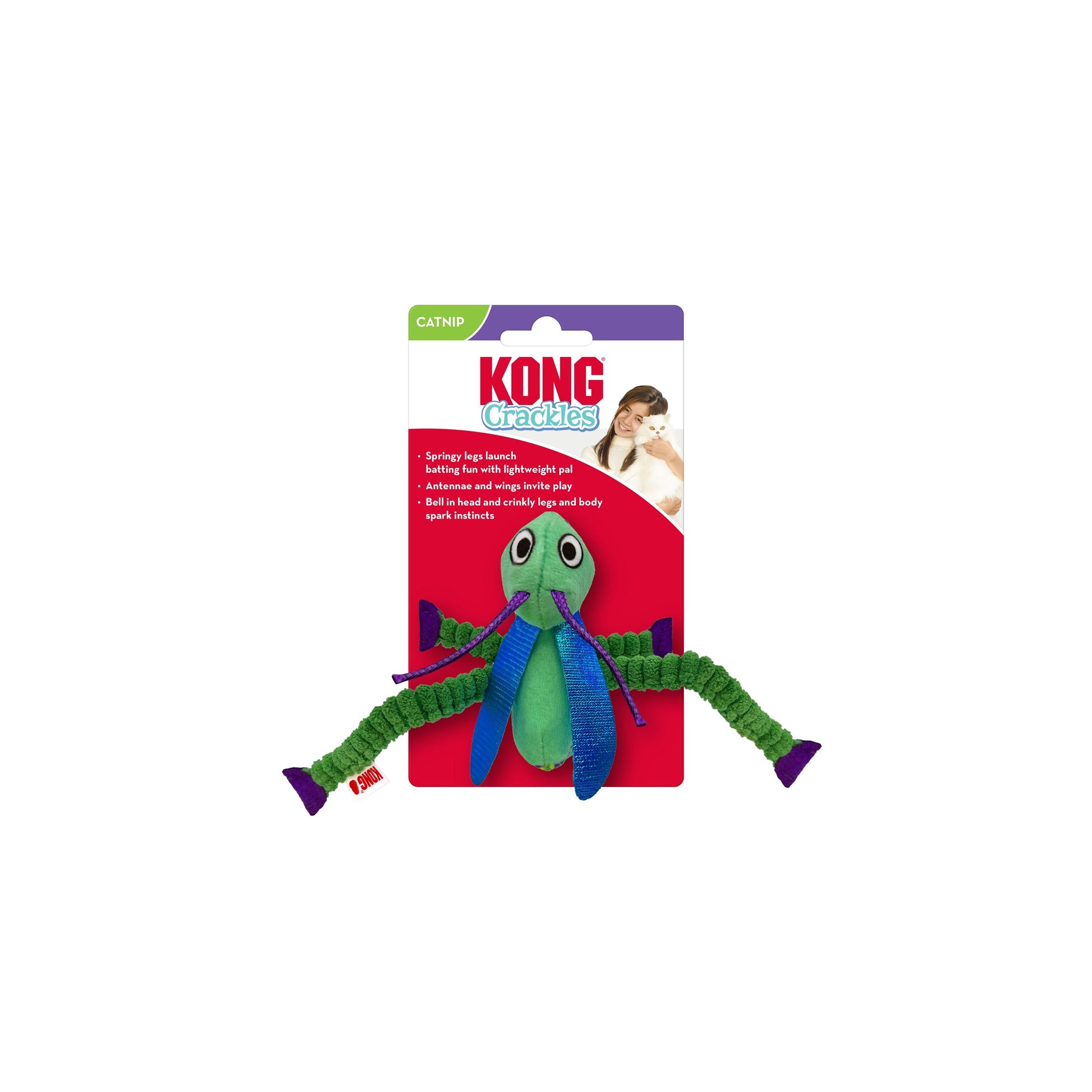 KONG Crackles GrassHopper-Pettitt and Boo