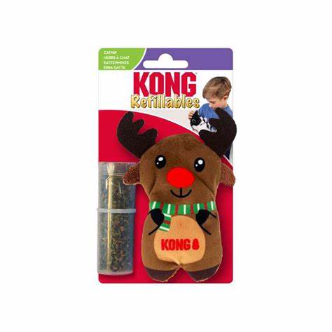 KONG Holiday Cat Refillables Reindeer-Pettitt and Boo