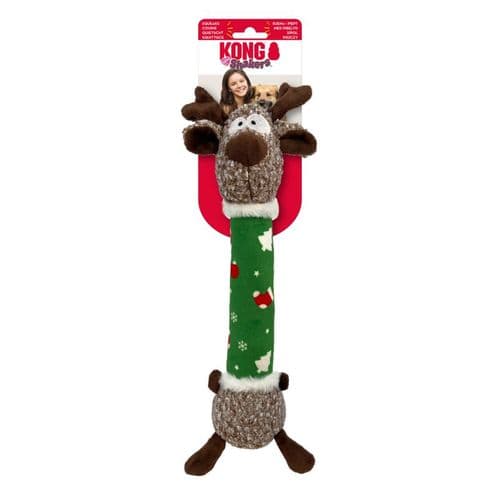 KONG Holiday Shakers Luvs Reindeer Md - Asst-Pettitt and Boo