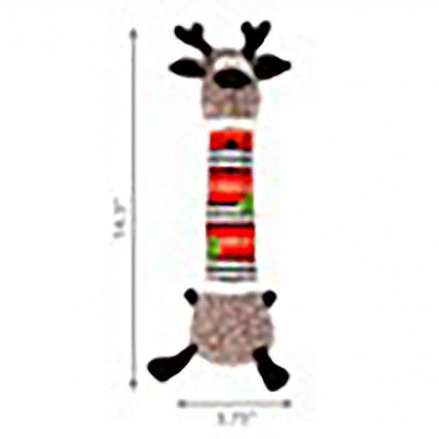 KONG Holiday Shakers Luvs Reindeer Md - Asst-Pettitt and Boo