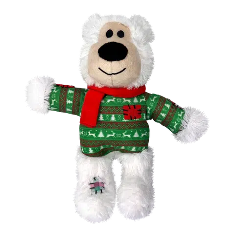 KONG Holiday Wild Knots Bear Asst S/M/L-Pettitt and Boo