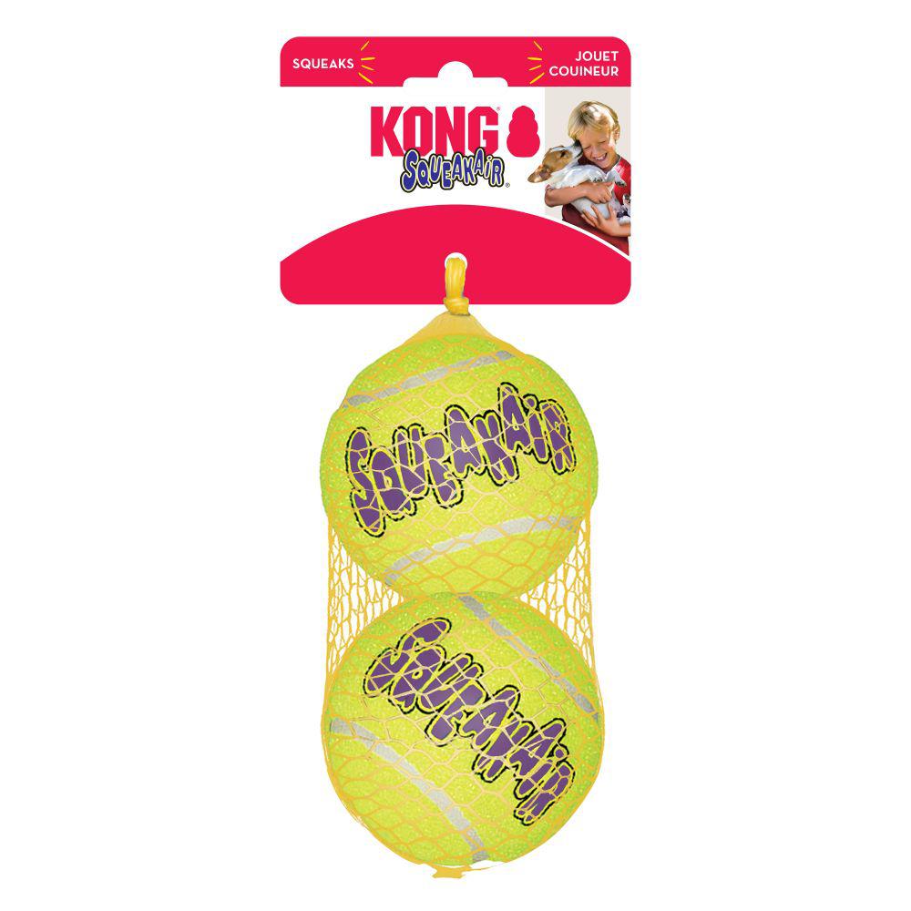 KONG Squeakair Ball Asst (XS-XL)-Pettitt and Boo