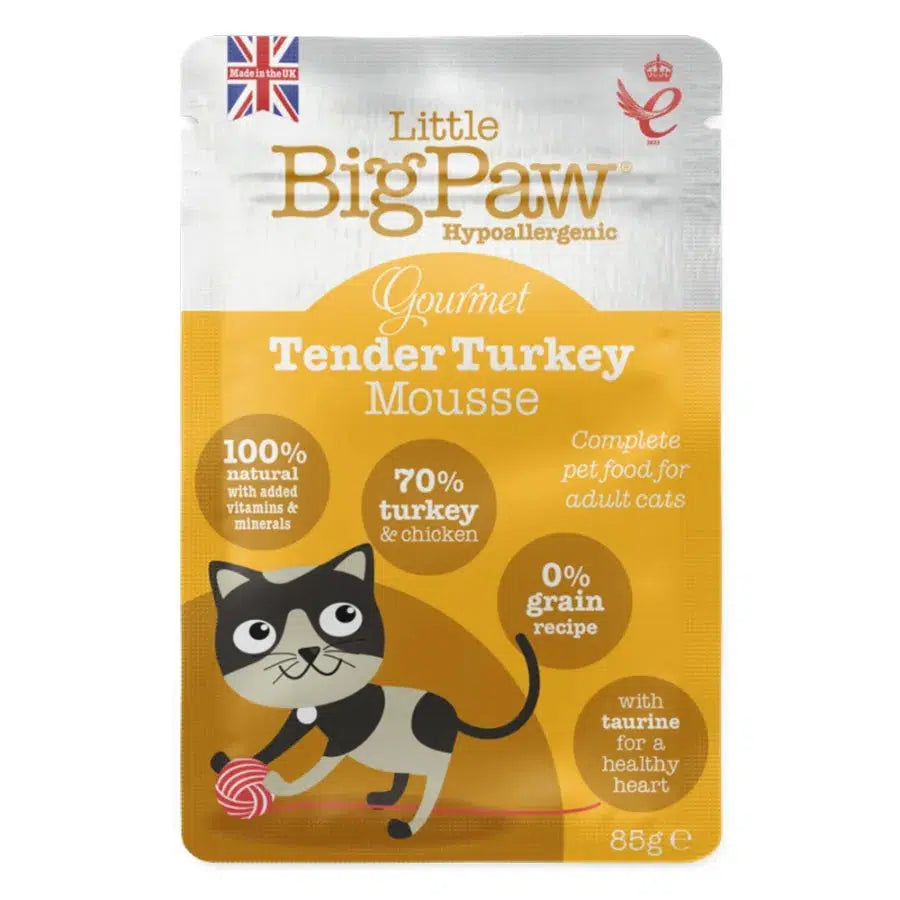 Little Big Paw Gourmet Asst Wet Cat Pouches 85g-Pettitt and Boo