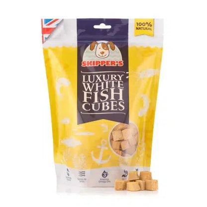 SKIPPERS Luxury White Fish Cubes 70g-Pettitt and Boo