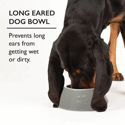 No ears in here dog bowl best sale