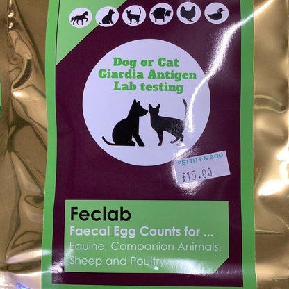 Feclab Dog & Cat Giarda Antigen Lab Testing-Pettitt and Boo