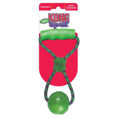KONG Squeezz® Ball with Handle-Pettitt and Boo